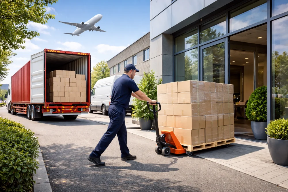 為全球企業提供國際門到門貨運服務